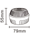 Vanmaster VMG-FLT241-A 2 bolt 12-110v 20 SMD Amber LED Mini Beacon PN: VMG-FLT241-A