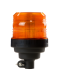 ECCO EB5016A LED SERIES SILVER R65 Flex Din Mount 12/24v Amber LED Beacon PN: EB5016A