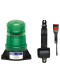 6262g/ESB Electric Seat Belt & Green LED 12-80V 2 bolt Beacon PN: 6262g/ESB