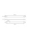 LED Autolamps 40310G 12V - 310mm Interior Strip Lamp (Direct Current Only) - Grey Aluminium PN: 40310G