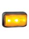 LED Autolamps 58AME 12/24V Side Indicator Lamp – Black Bracket PN: 58AME