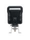 LED Autolamps 10015BMSHB 12/24V Swivel Mount Square Work Lamp w/ On/Off Switch, Handle and AMP Connector PN: 10015BMSHB