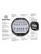 Lazer Lamps Sentinel Chrome 9" LED Driving Light With Position Light PN: 0S9-PL-CHR-SM