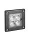LED Autolamps 73120BM 12/24V Recess Mounted Square Work / Reverse Lamp - R23 Approved PN: 73120BM