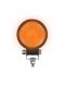 LED Autolamps 8312BMA 12/24V Compact Round Work Lamp - Amber PN: 8312BMA