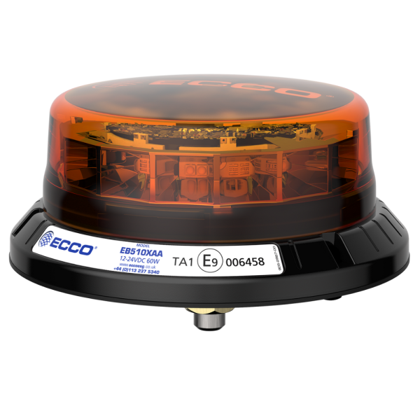 ECCO EB5100 Series Low Profile Single Bolt LED Beacon PN: EB5101AA