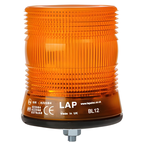 LAP Electrical LKB060A LKB Single Point Fixing 12/24v Amber R65 LED Beacon PN: LKB060A