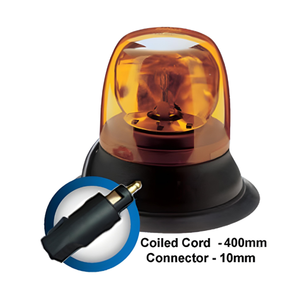 Britax B24.114.12V/JCB 12v Magnetic JCB Amber Rotating Beacon PN: B24.114.12V/JCB