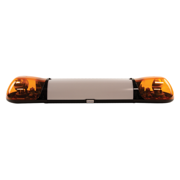 Britax A6242.200.24V Aerolite 1000mm 24v 2 Rotator + Illuminated Centre Amber Lightbar PN: A6242.200.24V