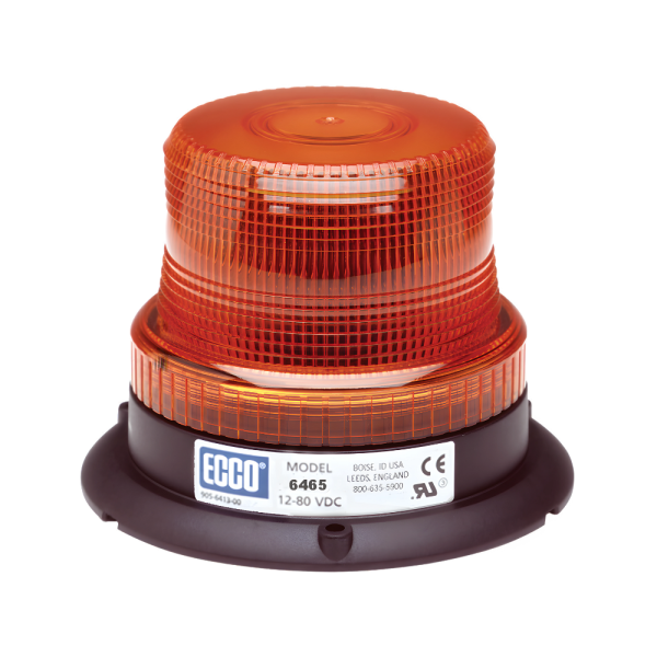 Vision Alert 6465a Three Bolt Fixing Amber Industrial Beacon PN: 6465a
