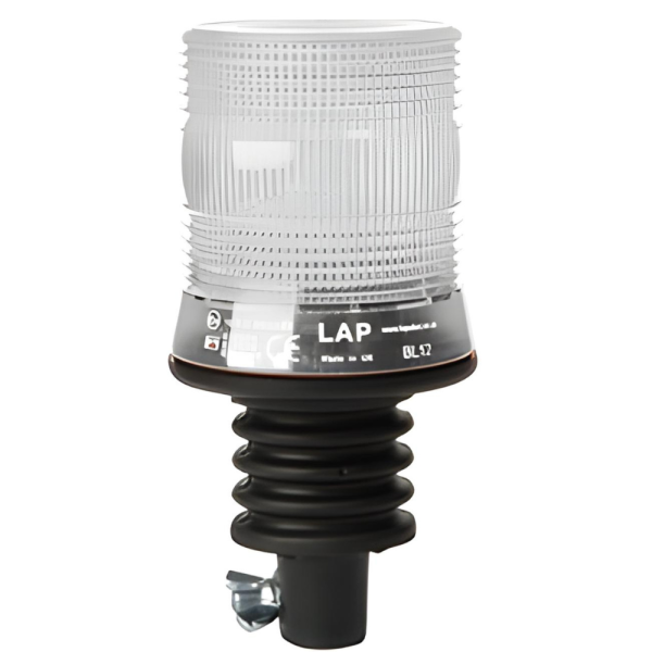 LAP Electrical LKB040C Flexi-DIN 12/24v Clear / Amber R65 LED Beacon PN: LKB040C