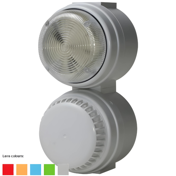 Deegee PSC/IAS IAS-C Series Combi-AV Sounder Beacon & 114 dB Multi-tone Sounder with LED PN: PSC/IAS