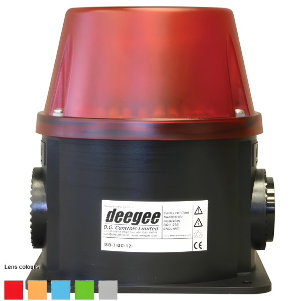 Deegee ISB-T/-/LED Series IP66 114 dB Multi-tone Sounder with Integrated LED Beacon PN: ISB-T/-/LED
