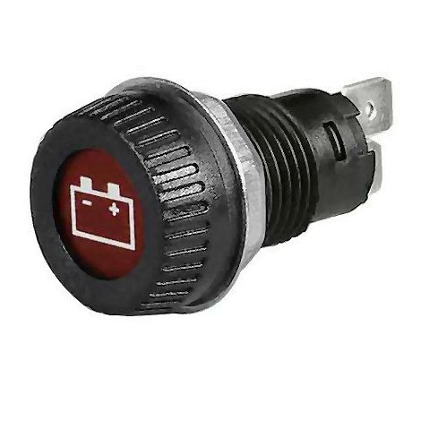 Durite 0-609-51 Red Battery Charging Warning Light for 17mm diameter hole - Requires 9mm BA9s Bulb Maximum 2W PN: 0-609-51