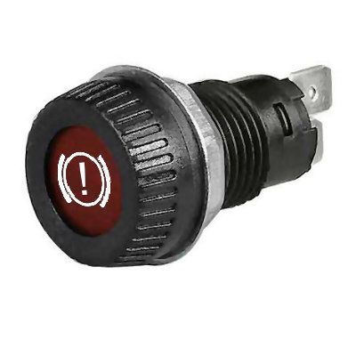 Durite 0-609-56 Red Brake Warning Light for 17mm diameter hole - Requires 9mm BA9s Bulb Maximum 2W PN: 0-609-56