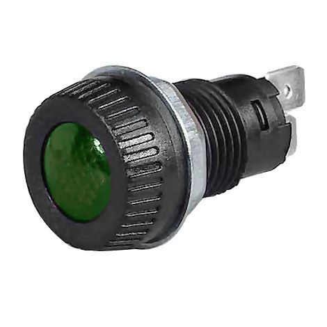 Durite 0-609-64 Green Warning Light for 17mm diameter hole - Requires 9mm BA9s Bulb Maximum 2W PN: 0-609-64