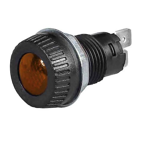Durite 0-609-70 Amber Warning Light for 17mm diameter hole - Requires 9mm BA9s Bulb Maximum 2W PN: 0-609-70