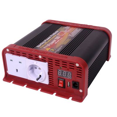 Sterling Power SIB24200 24v 200W Pure sine w/USB charger with Cig Connector PN: SIB24200