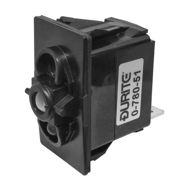 Durite 0-780-51 Off/On Single-Pole One-Illumination Two-Position Rocker Switch Body PN: 0-780-51