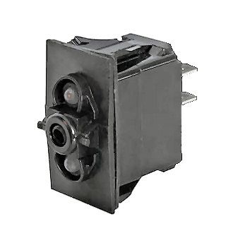 Durite 0-780-61 Off/On Double-Pole One-Illumination Two-Position Rocker Switch Body PN: 0-780-61