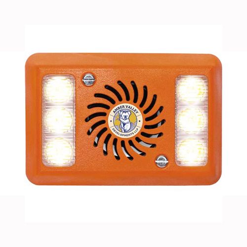 Alarmalight AVAL215CW 2 pod WHITE LEDs with Speech and tonal alarm PN: AVAL215CW