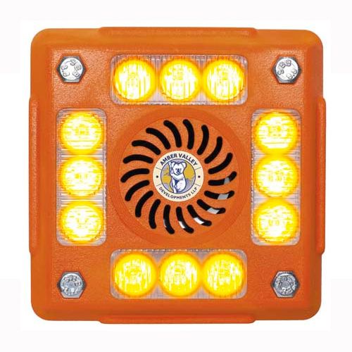Armalight AVAL415CO 4 pod AMBER LEDs with Speech and tonal alarm PN: AVAL415CO