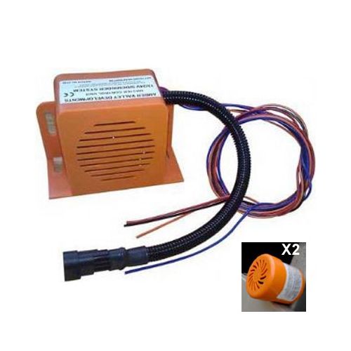 Amber Valley AVSM154CLH SIDEMINDER + 2 Slave units 12/24v Voice Alarm "Turning Left" PN: AVSM154CLH