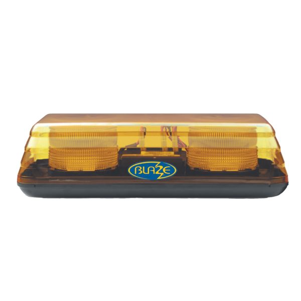 Vision Alert 65.00203 Blaze II 10-48v 1 Bolt Fixing Amber LED Mini lightbar PN: 65.00203