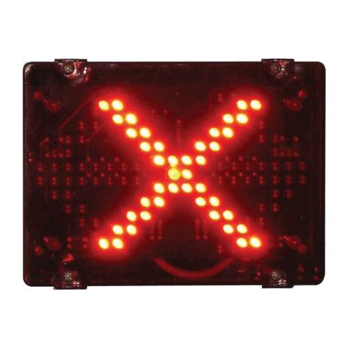 Deegee IPN/DC/24/LED/010/R IPN/010 24Vdc Pulsed LED Cross signal PN: IPN/DC/24/LED/010/R