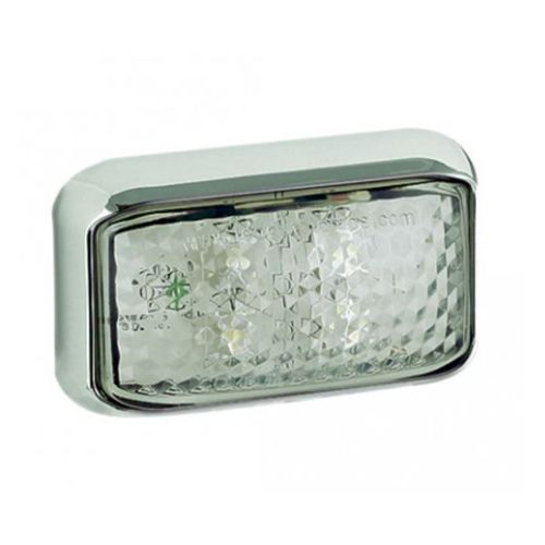 LED Autolamps 35CWME 12/24V Front End Marker Lamp – Chrome Bracket PN: 35CWME