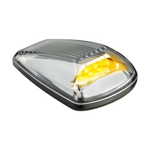 LED Autolamps 77ACMB 12/24V Compact Category 6 Side Direction Indicator - Clear Lens PN: 77ACMB 