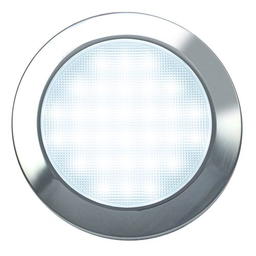 LED Autolamps 115096C 12V Large Low-Profile Round Interior Lamp PN: 115096C