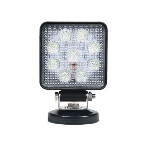 LED Autolamps 10015BMP-MM 12/24V Magnetic Mount Square Work Lamp w/ Cigar Plug PN: 10015BMP-MM