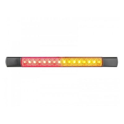 LED Autolamps 12V Compact Combination Rear Strip Lamp - Black PN: 285BAR12