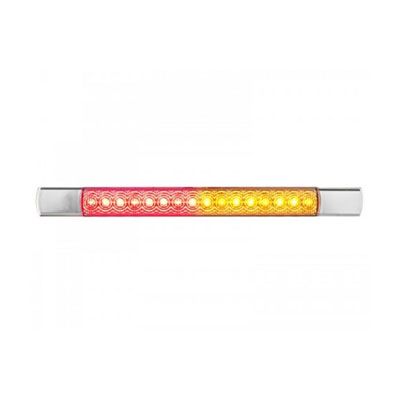 LED Autolamps 285CAR12 12V Compact Combination Rear Strip Lamp - Chrome PN: 285CAR12