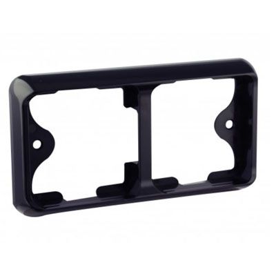 LED Autolamps 80B2B 80 Series Replacement Double Bracket – Black PN: 80B2B