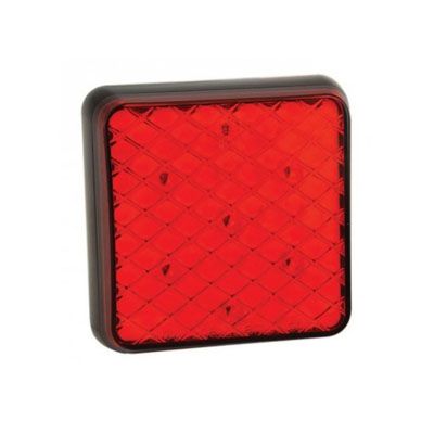 LED Autolamps 81RM 81 Series 12/24V Square Stop/Tail Lamp PN: 81RM