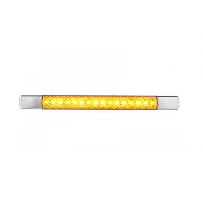 LED Autolamps 285CA12 12V 285 Series Compact Indicator Strip Lamp - Chrome PN: 285CA12