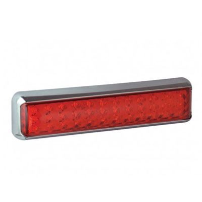 LED Autolamps 200CRME 12/24V 200 Series Slim-Line Stop/Tail Lamp – Chrome Bracket PN: 200CRME