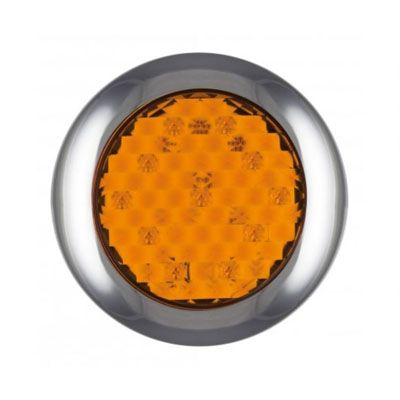 LED Autolamps 145AME 12/24V 145 Series 145mm Round Indicator Lamp PN: 145AME