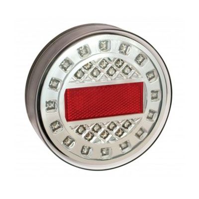 LED Autolamps MaXilamp1XRWE 12/24V MaXilamp Round Reverse Lamp PN: MaXilamp1XRWE