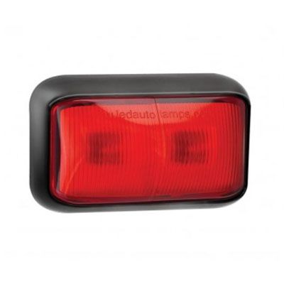 LED Autolamps 58RME 12/24V Rear Marker Lamp – Black Bracket PN: 58RME