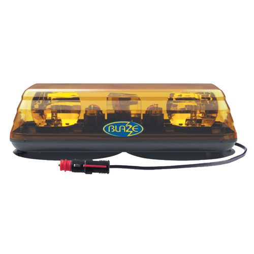 Vision Alert 601.AA02.M Blaze II 24v Magnetic Rotating Amber Mini Lightbar PN: 601.AA02.M