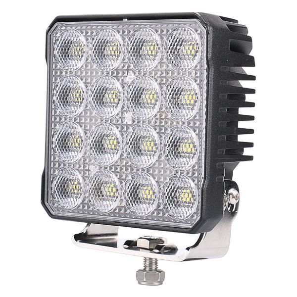 Durite 0-420-11 80W 6431 Lumens LED Work Lamp With R65 Amber Warning Light 12/24V PN: 0-420-11