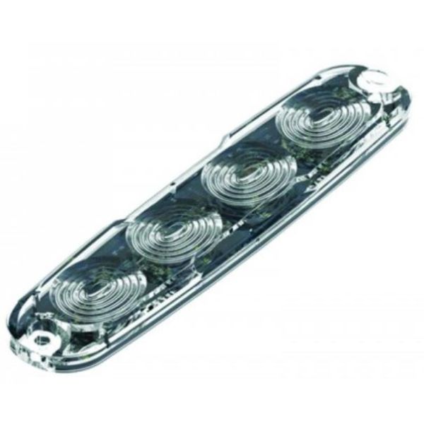 LED Autolamps LPR104DVA Low Profile 4 LED Strobe PN: LPR104DVA