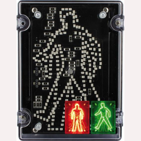 Deegee IPN/AC/230/LED/022/RG IPN/022 230Vac LED Walking/Standing Pedestrian Signal PN: IPN/AC/230/LED/002/R/G
