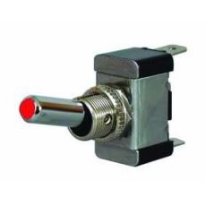 Durite 0-603-05 Red LED On/Off Toggle Switch with Metal Lever- 12/24V PN: 0-603-05