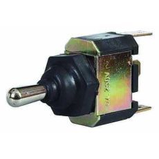 Durite 0-496-40 Splashproof On/Off/Momentary On Toggle Switch with Rubber Gaiter - 10A at 28V PN: 0-496-40