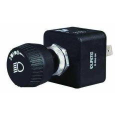 Durite 0-656-04 Splashproof Rotary Off/Side/Head Light Switch - 29A at 12V PN: 0-656-04