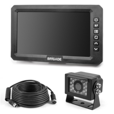 Brigade VBV-670-000 Single Camera 7'' Monitor System for Rigid Vehicles PN: VBV-670-000 